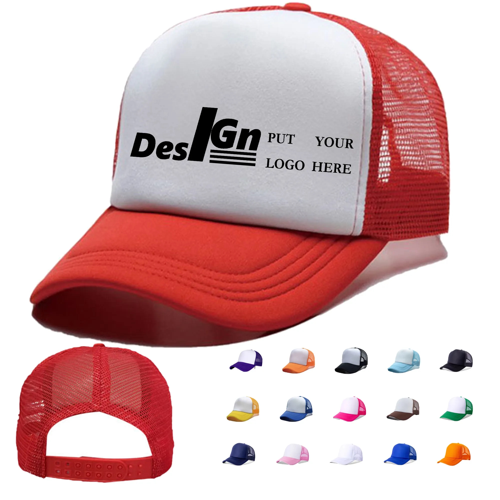 Foam Mesh Baseball Cap Trucker Hat 2