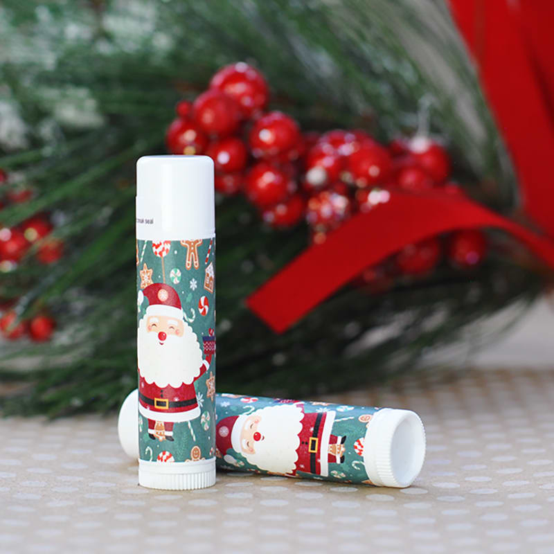 Custom SPF 15 Beeswax Lip Balms - Full Color 6