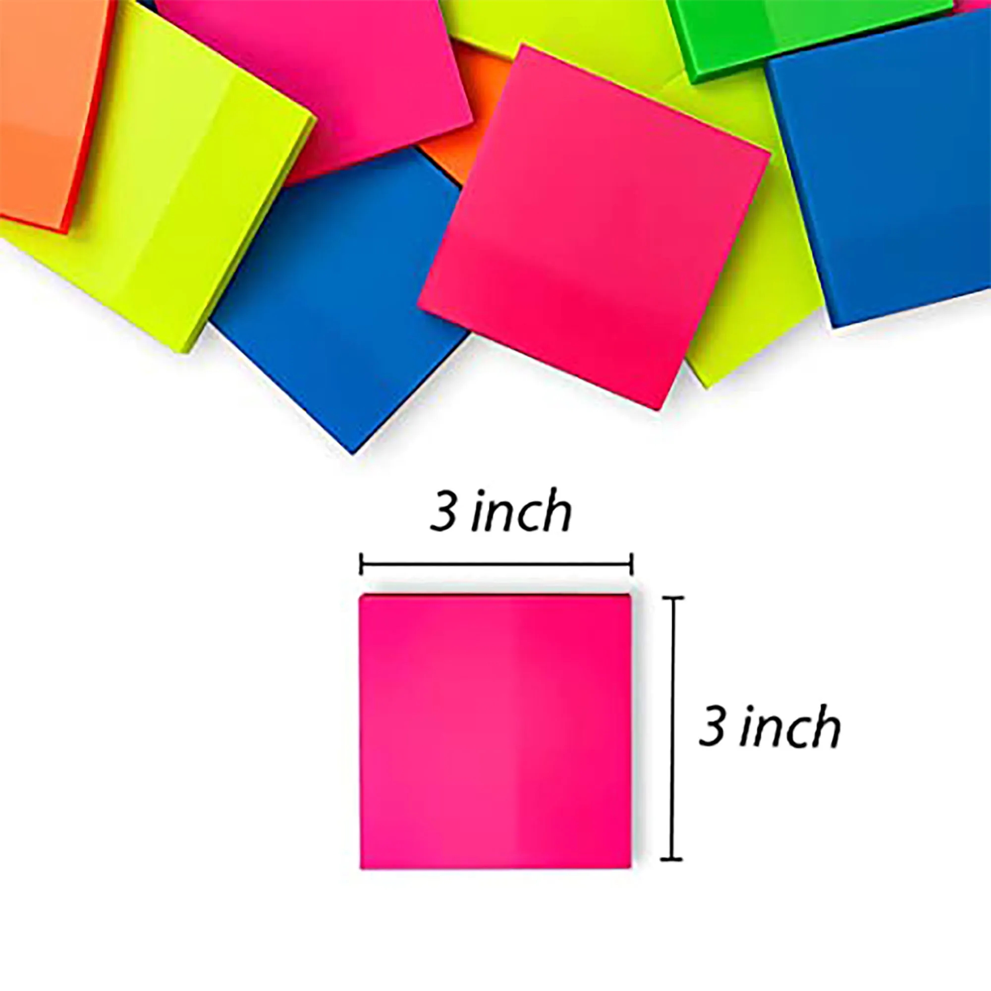 3"x3"Color PET Creative Sticker Fluorescent Film 4