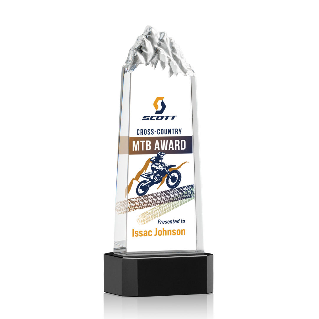 Himalayas VividPrint™ Award on Base - Black 7