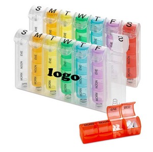 14 Compartment Weekly Pill Box 20