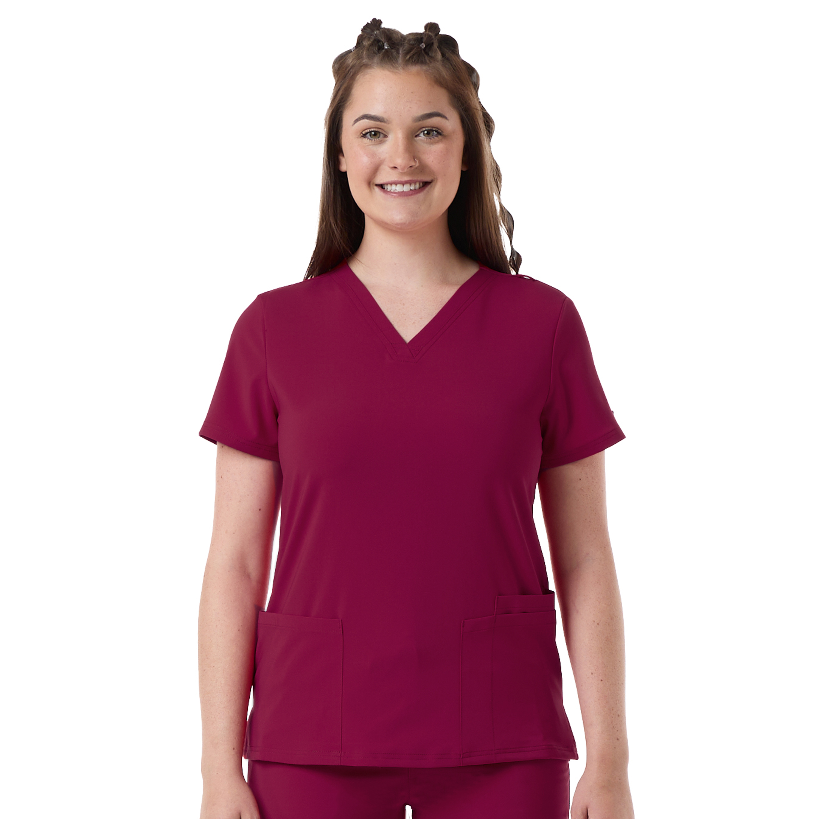 Women's UltraStretch Multi-Pocket Scrub Top 12