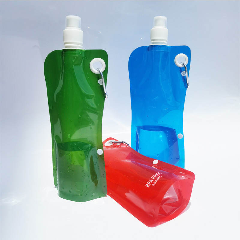 Foldable Kettle, Sports Water Bags with Carabiner 2