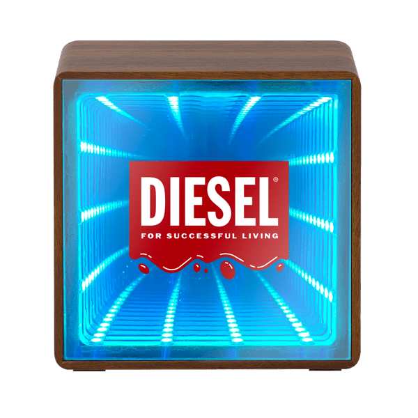 Orbit Wood Grain Mirror Light-Up Speaker 34