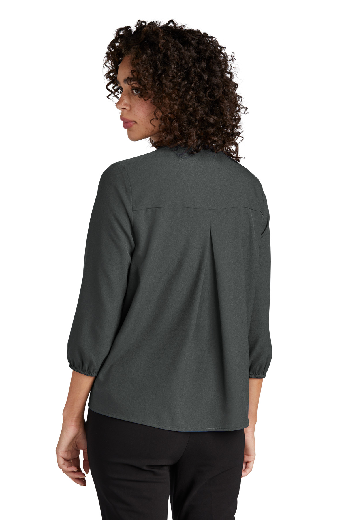 Mercer+Mettle Women's Stretch Crepe 3/4-Sleeve Blouse MM2011 31