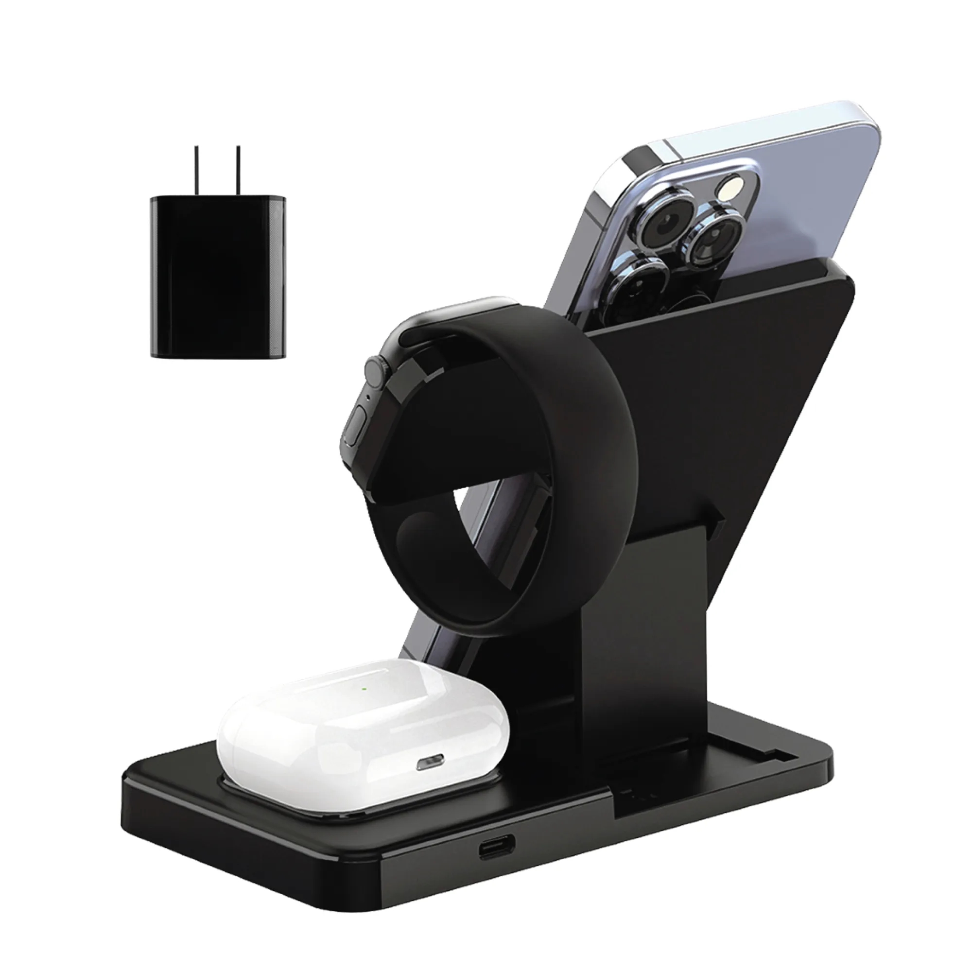 Galena 3-in-1 Wireless Charger & Stand 10