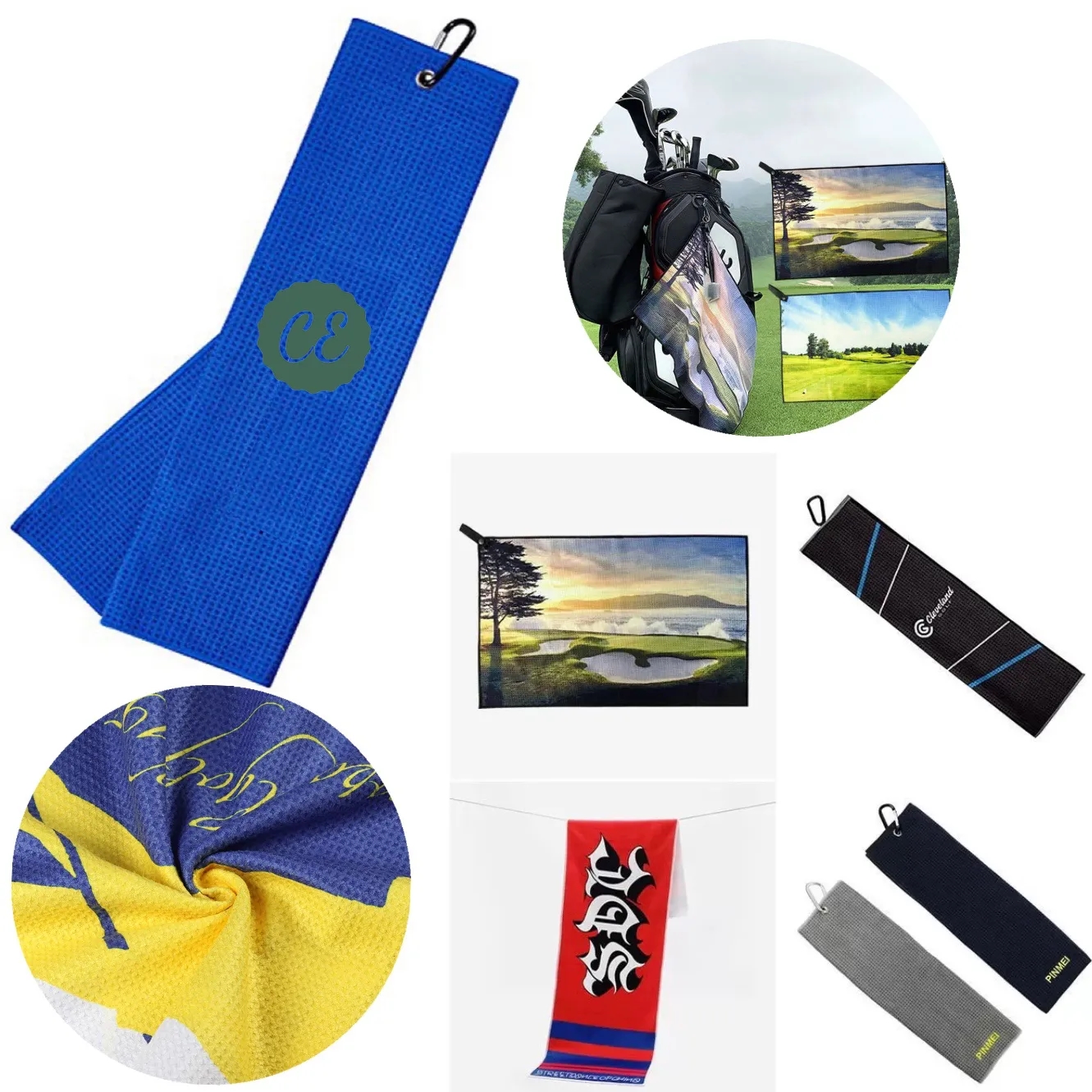 Full Color sublimated Golf Towels 2