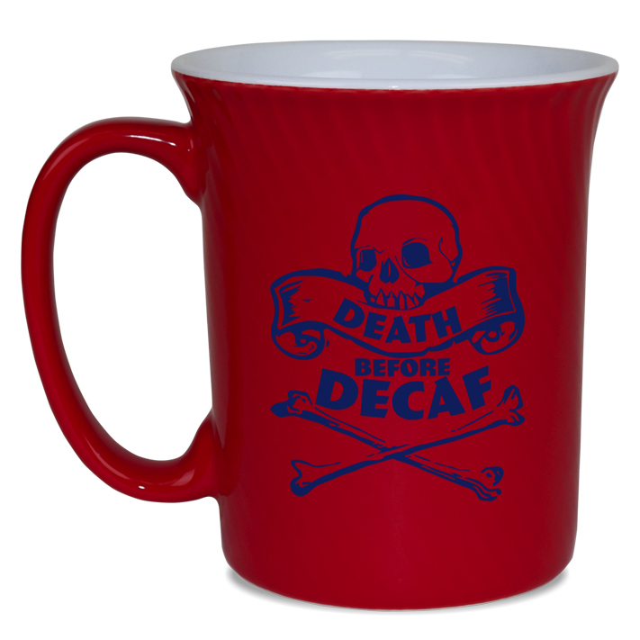 17 Oz. Ripple Ceramic Coffee Mug-Closeout 5