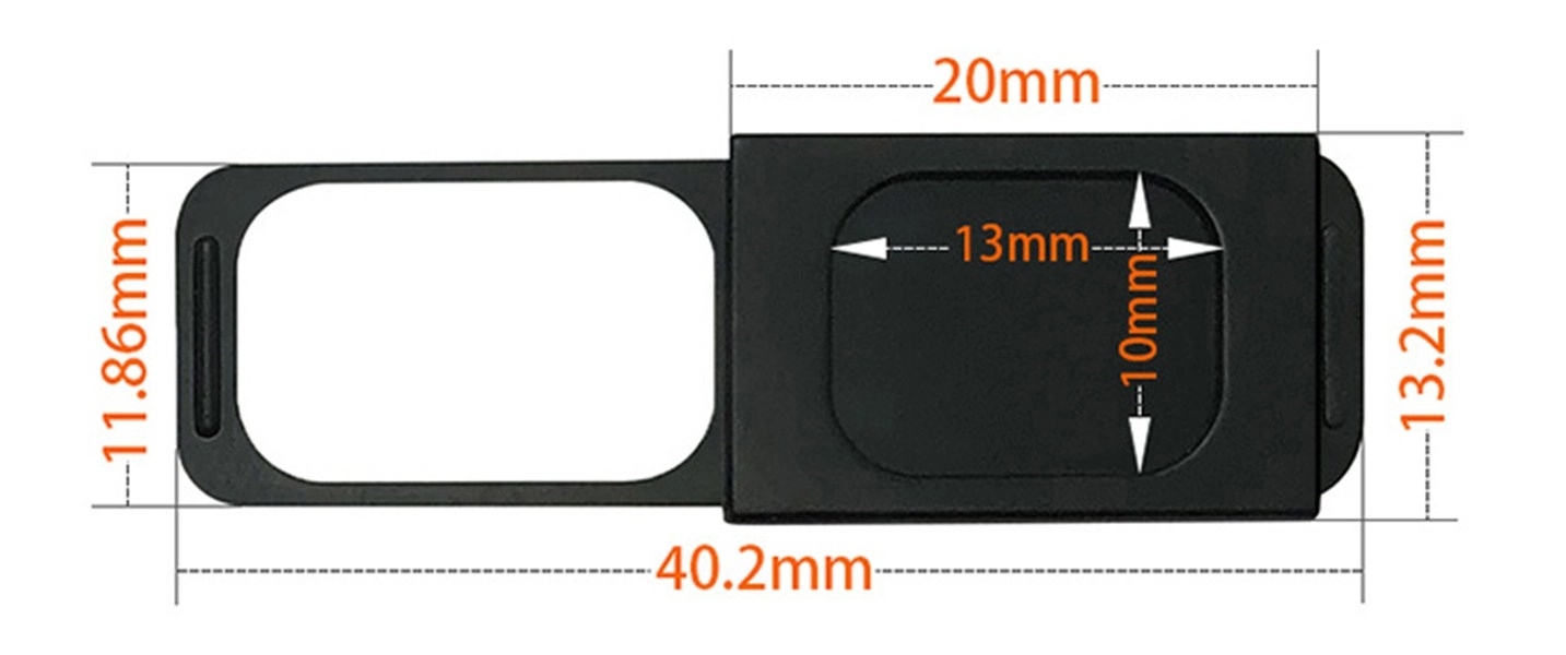 Laptop Webcam Cover Slide - Slim Web Camera Blocker 7
