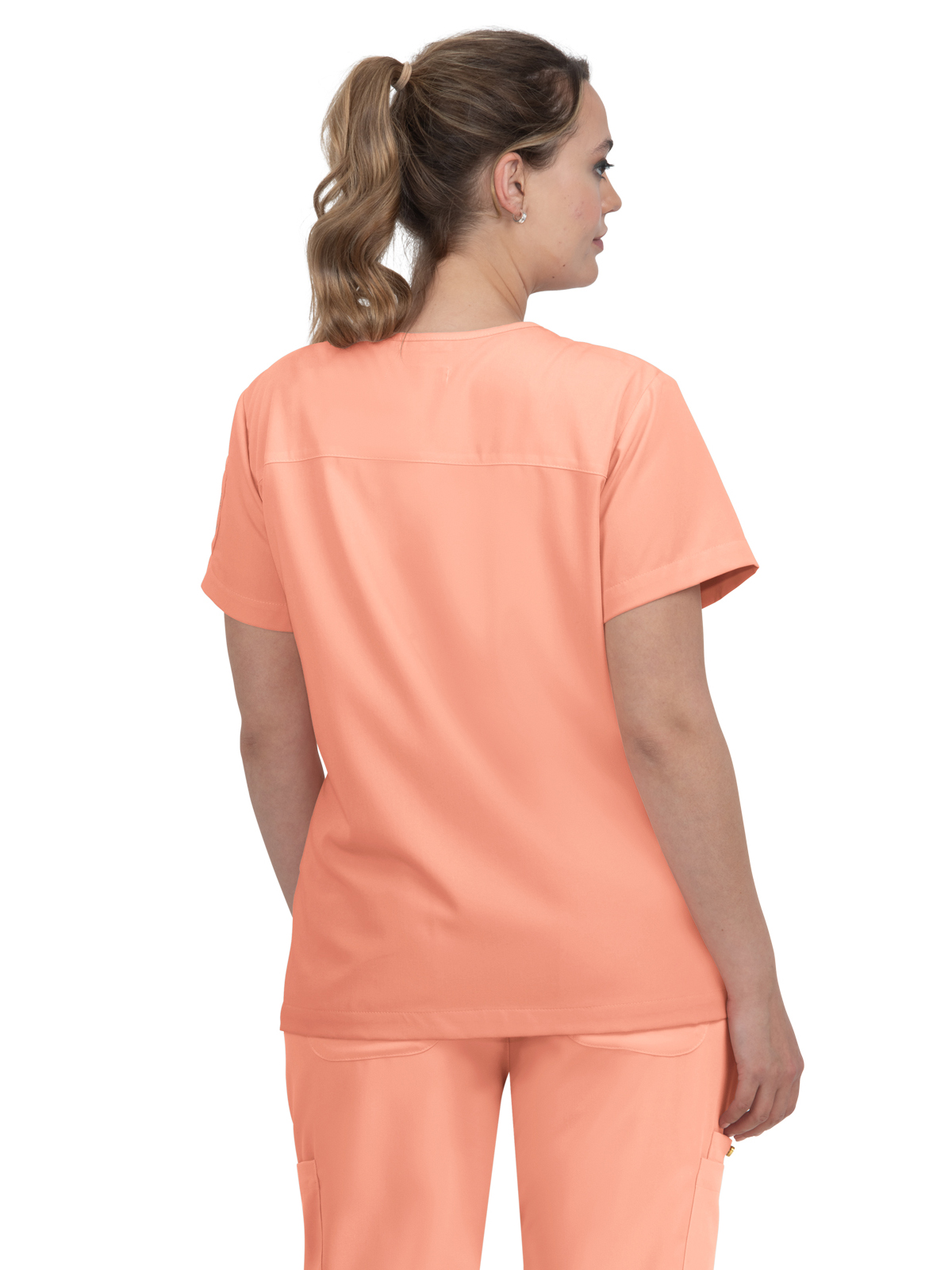 koi - Betsey Johnson - Women's Three-Pocket Striped Trim Kennedia Top 8