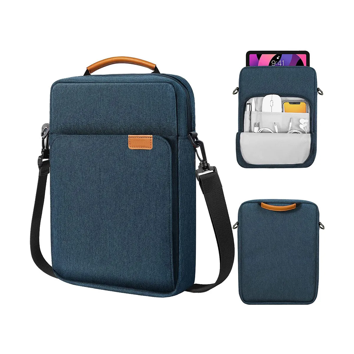 13 inch Laptop Tablet Waterproof Messenger Shoulder Bag 6