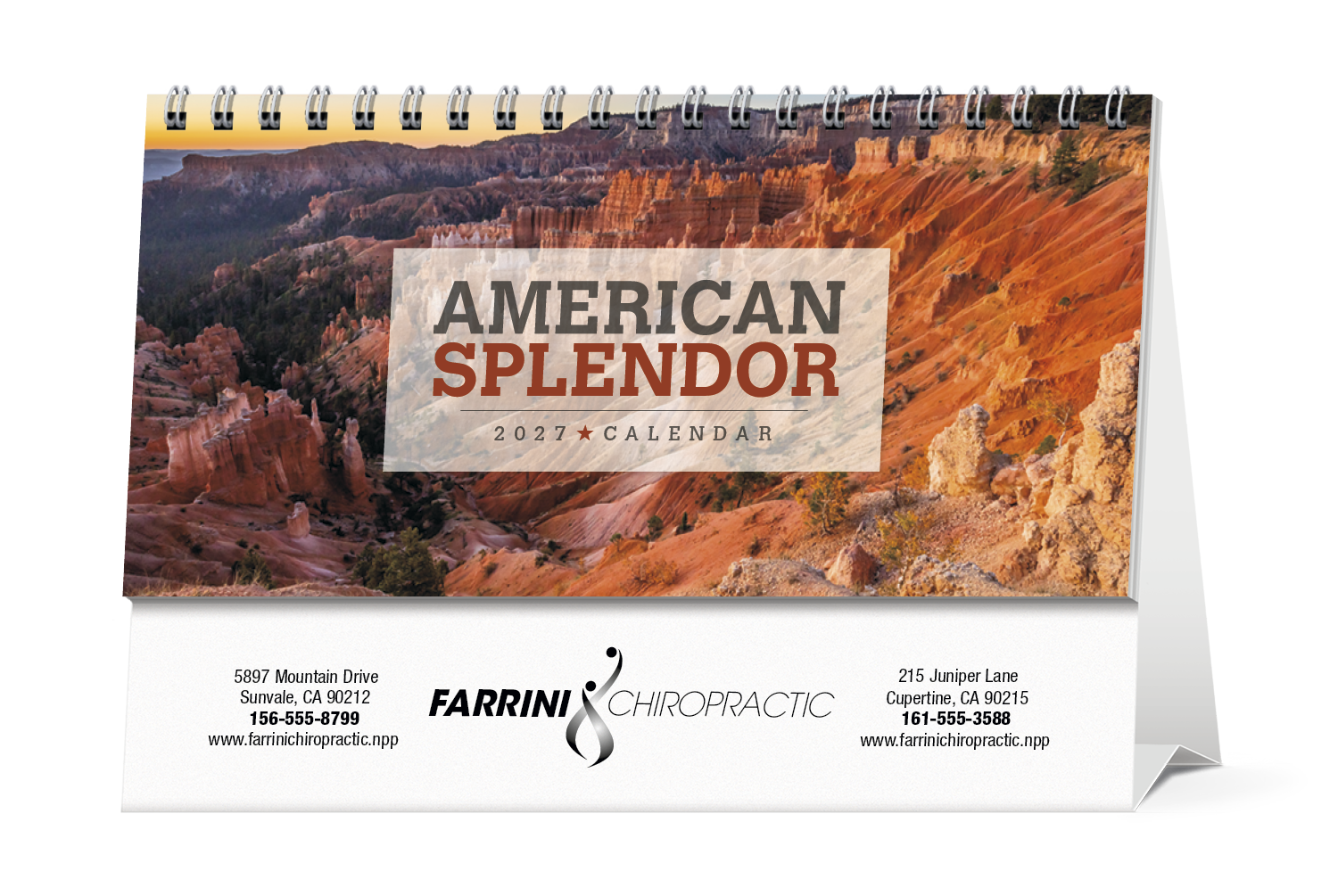 Triumph® Calendars American Splendor Desk Calendar 34
