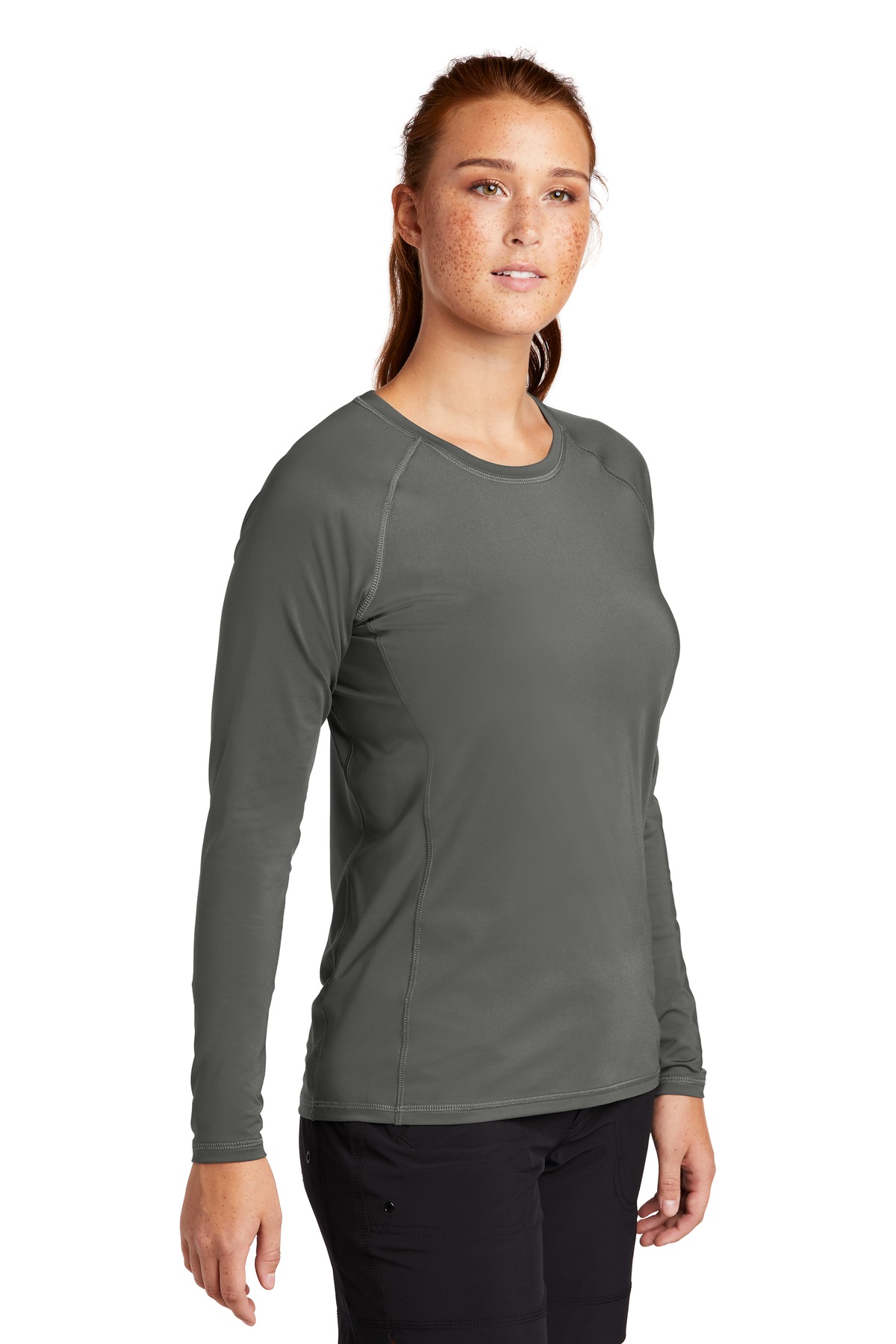 Sport-Tek Women's Long Sleeve Rashguard Tee. LST470LS 29