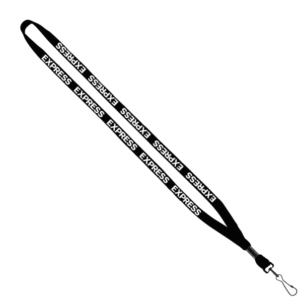 1/2" Cotton Lanyard with Metal Crimp & Swivel Snap Hook 14