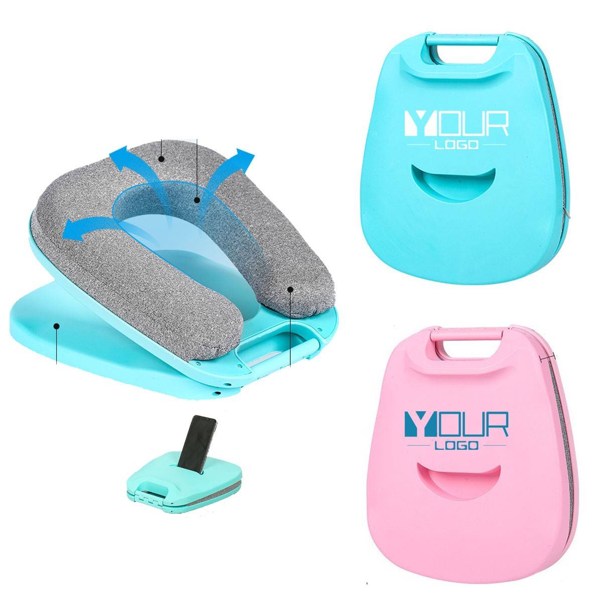 Portable Children Adult Students Folding Afternoon Nap Pillow