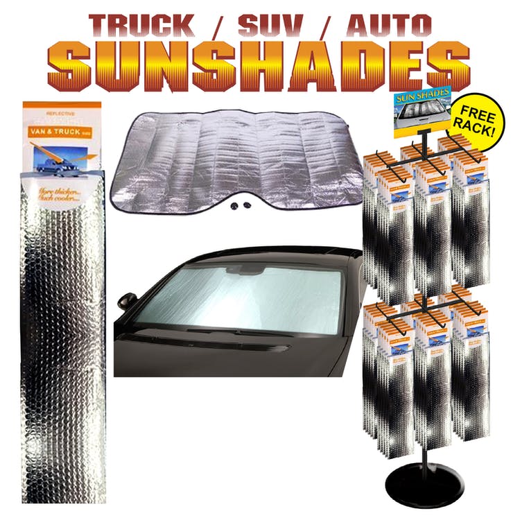Truck/SUV Sunshades - Reflective 26" x 54" 2