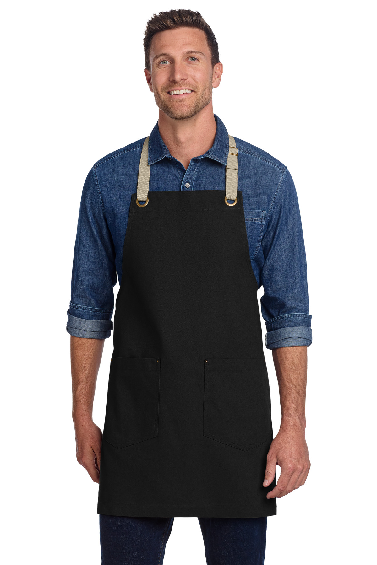 Port Authority Canvas Full-Length Two-Pocket Apron A815 31