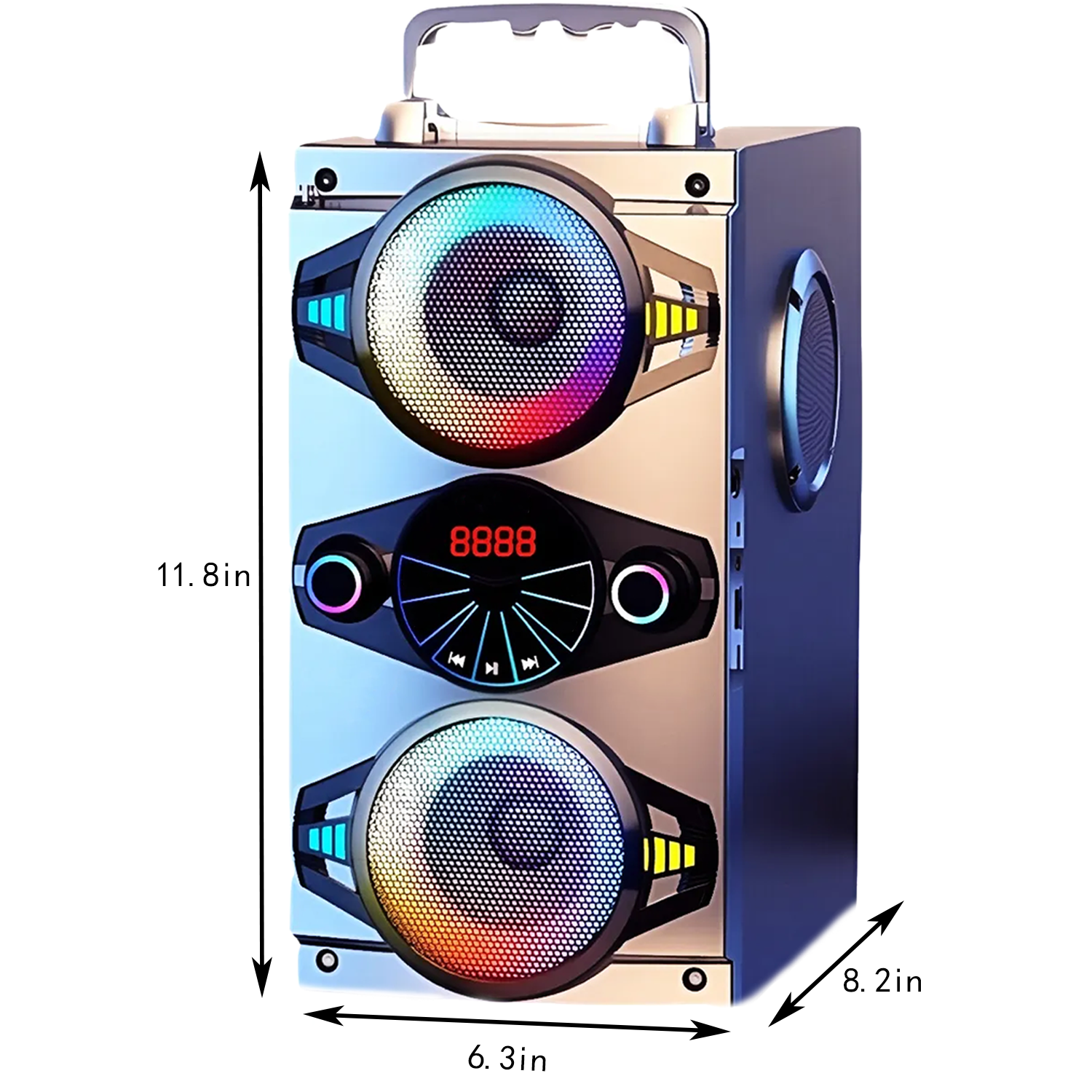 High Power Portable Multi Function ABS Party Speaker 5