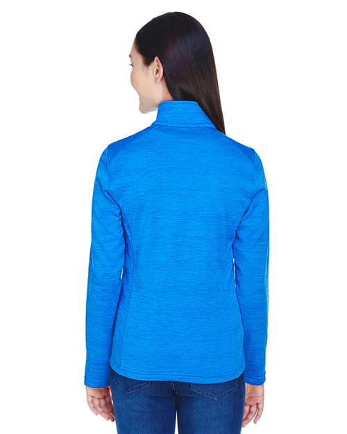 Women's Newbury Mélange Fleece Quarter-Zip Pullover - DG798W 27