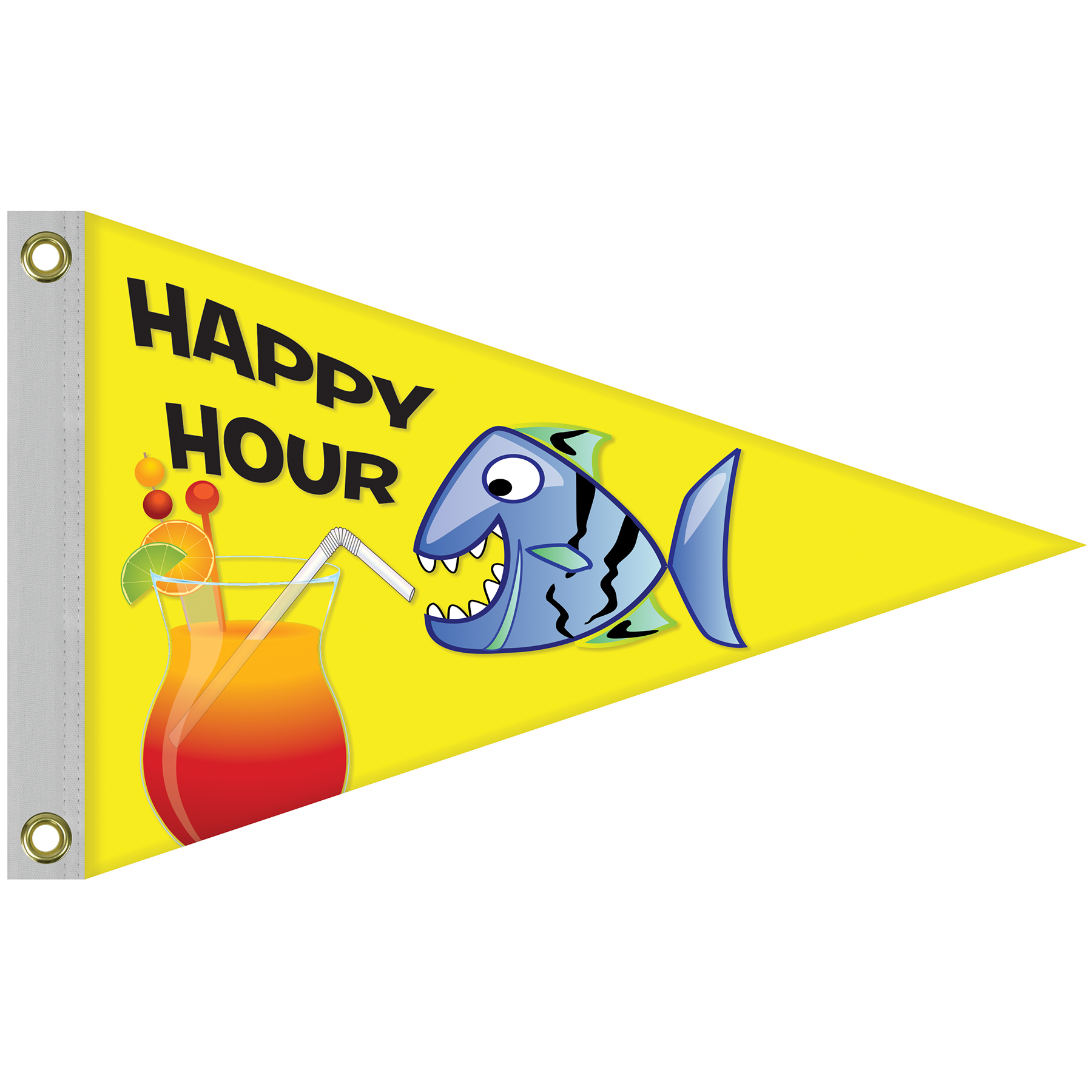 Double Sided Knitted Polyester Pennant Boat Flag (16"x24") 12