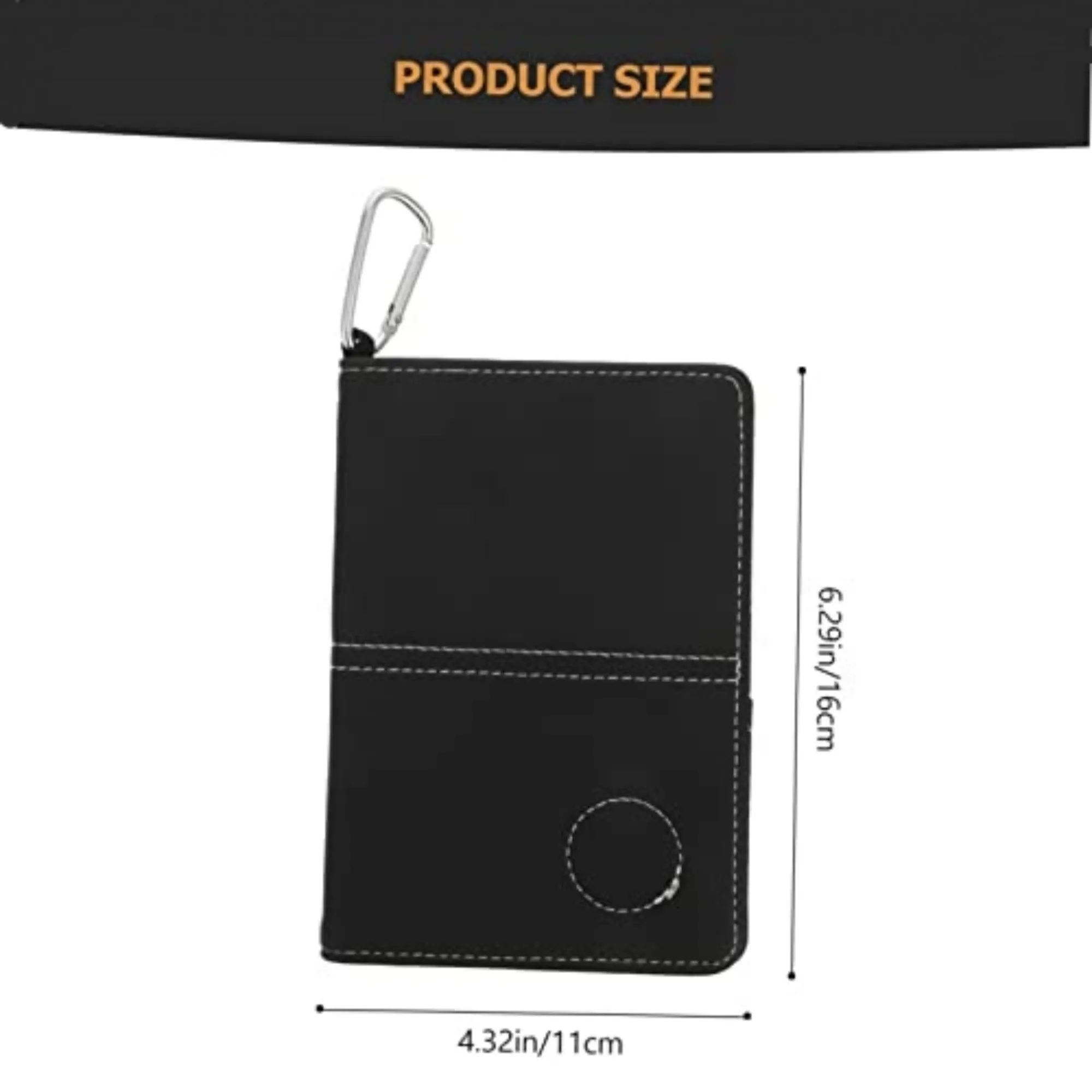 Golf Scorecard Holder PU Notebook For Recording Game 5