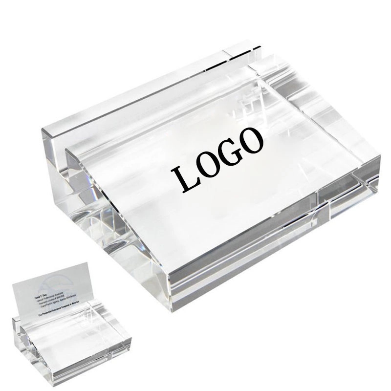 Crystal Business Card Holder 4