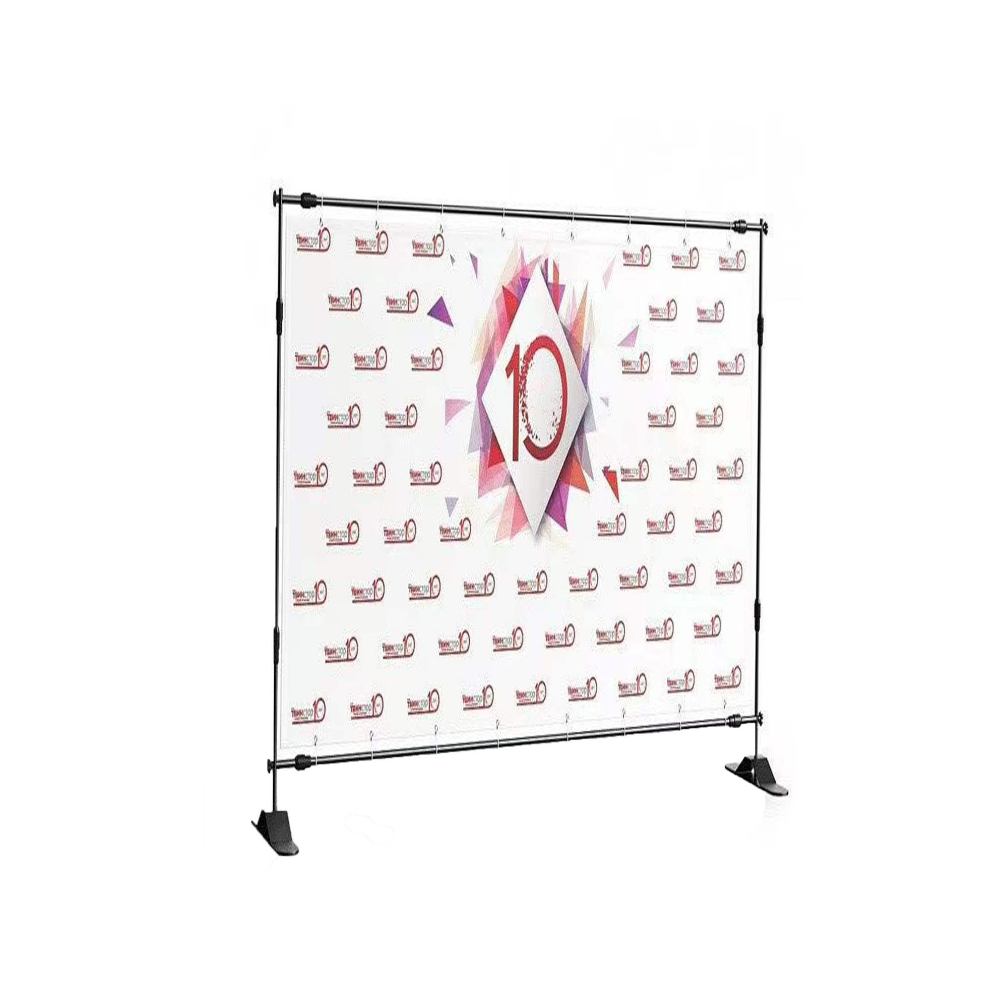 8FT x 8FT Full Color Backdrop Banner Kit 2