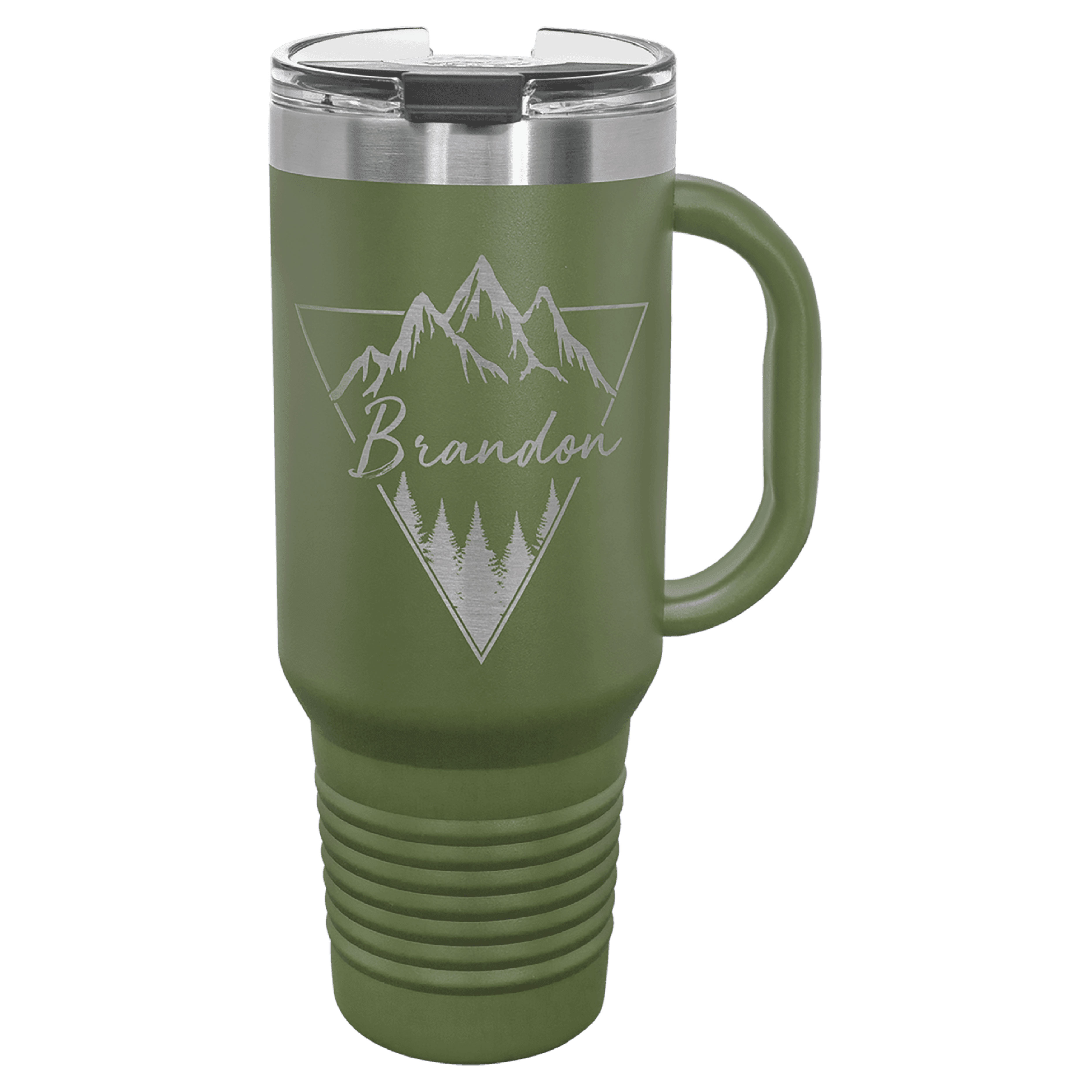 Polar Camel 40oz Stainless Steel Travel Mugs w/ Snap Lids 7