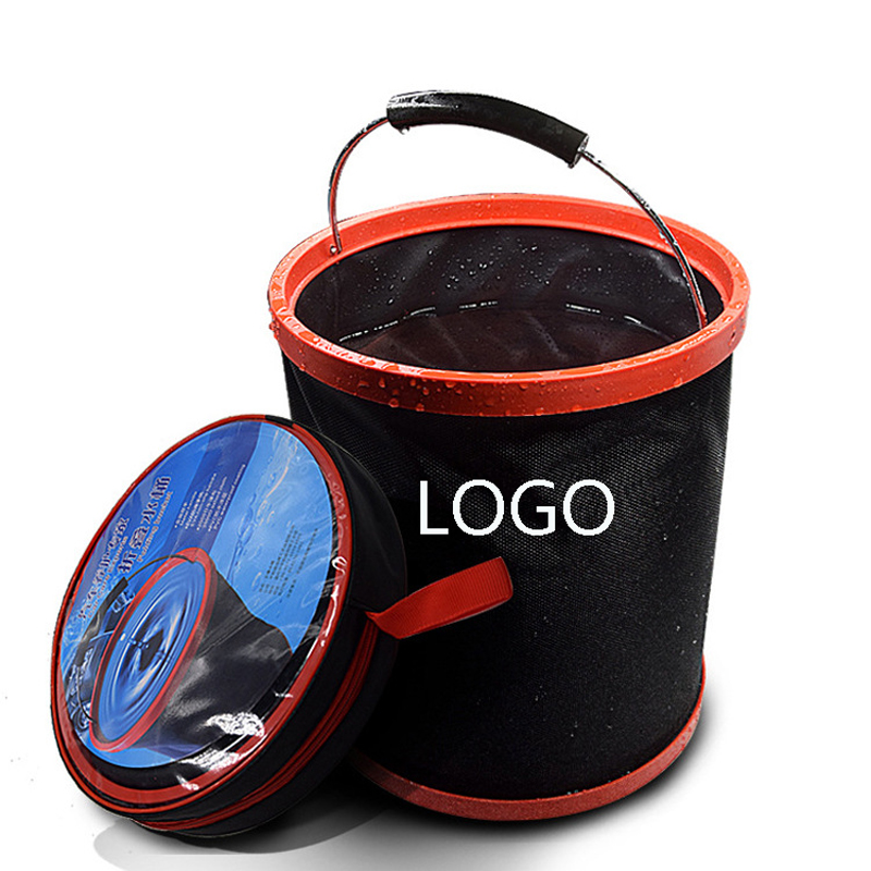2000D Oxford 12L Portable Folding Camping Car Wash Bucket 3