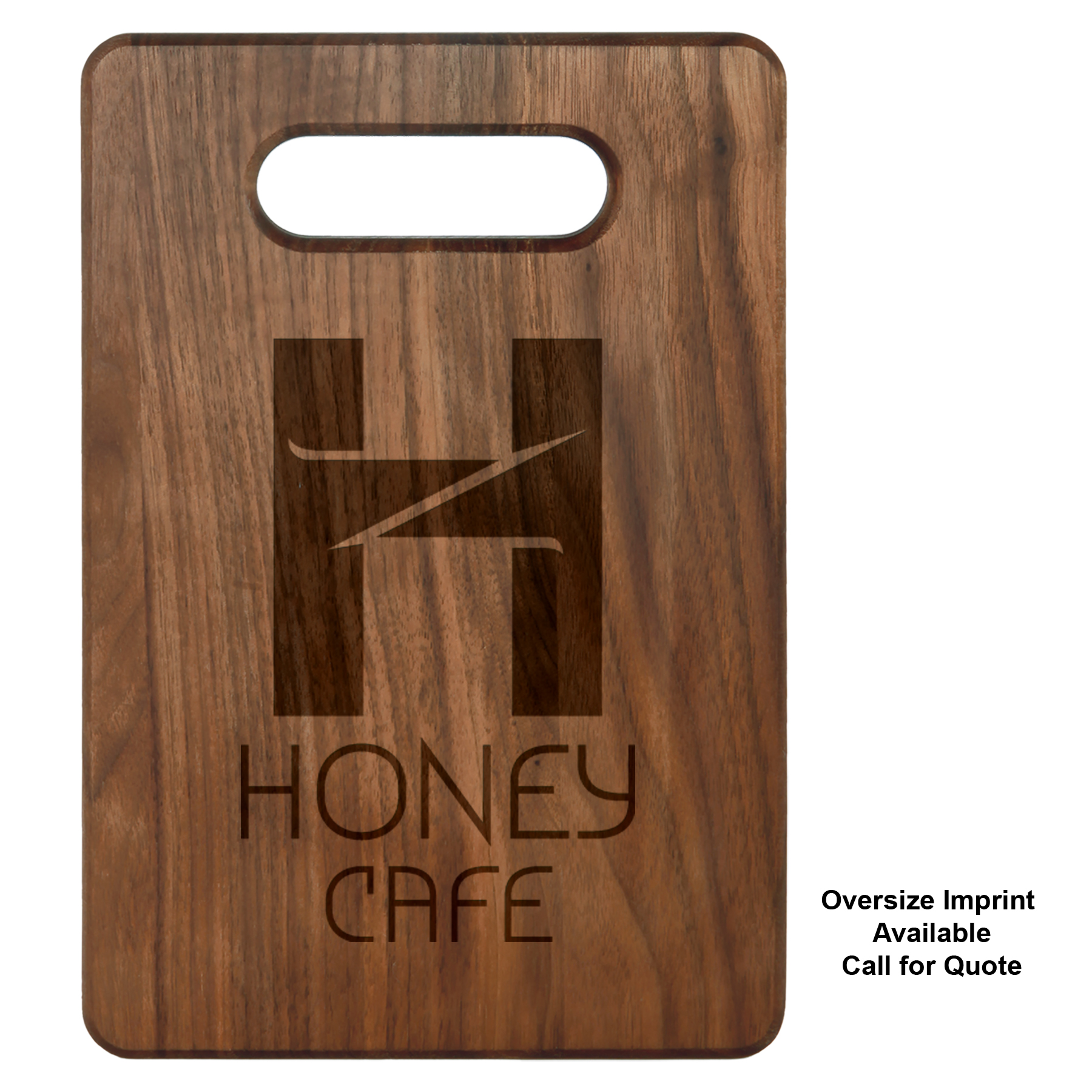 9" x 6" Walnut Rectangle Shape Cutting Board 2