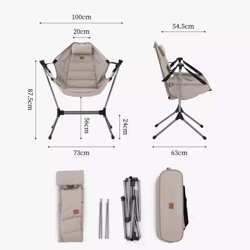 Folding Relaxed Outdoor Camping Rocking Chair 2