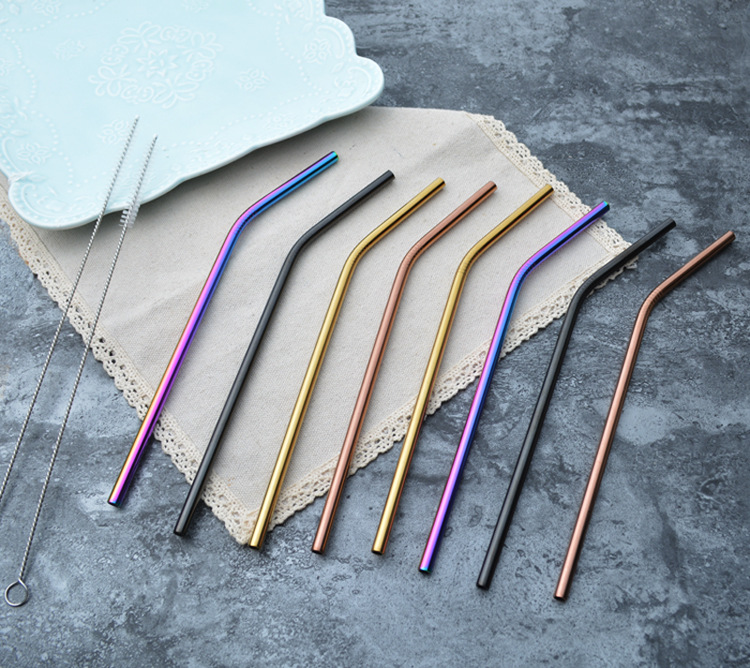 Metal Straws For Cold Beverage,FREE SHIPPING! 2