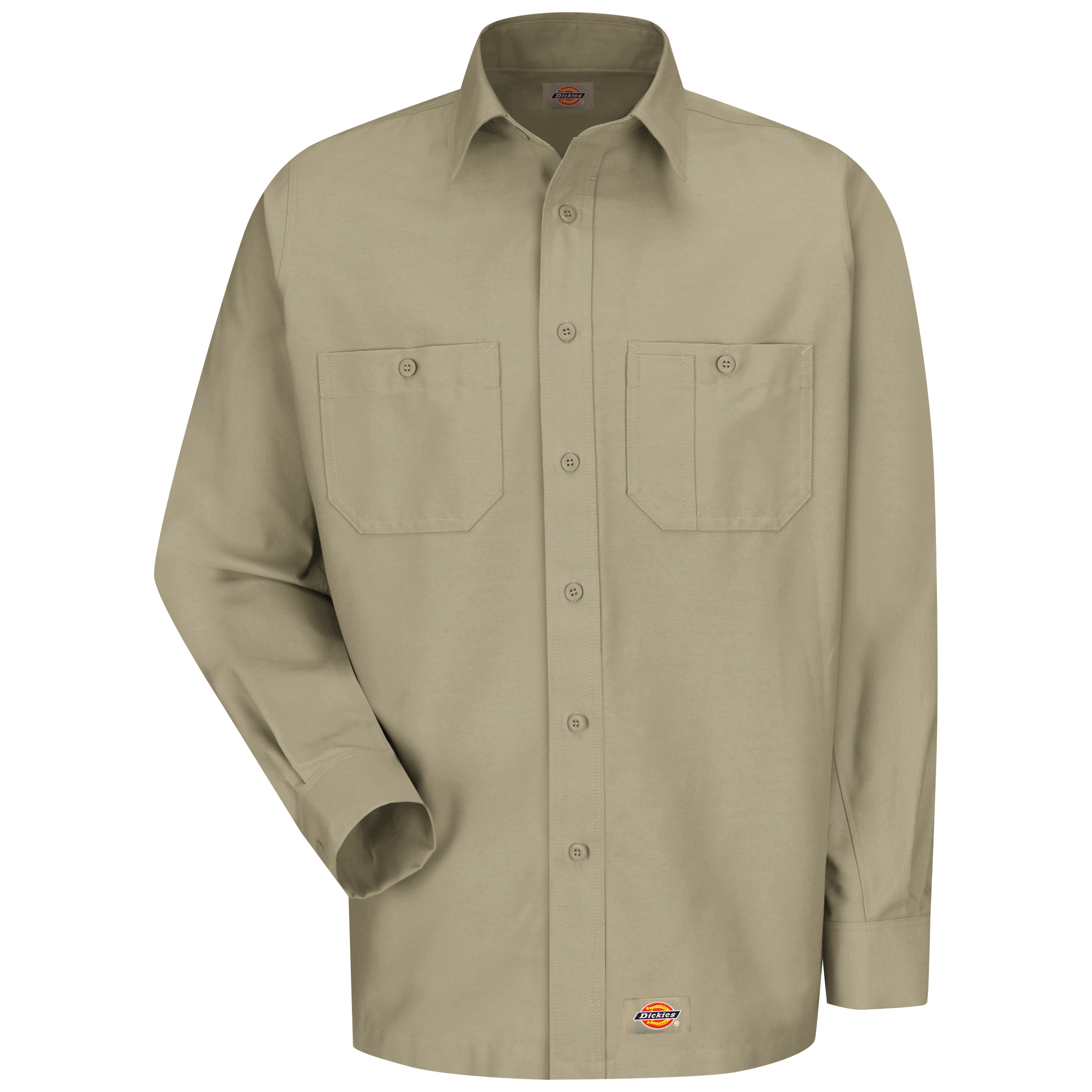 Dickies® Men's Canvas Long-Sleeve Work Shirt 7
