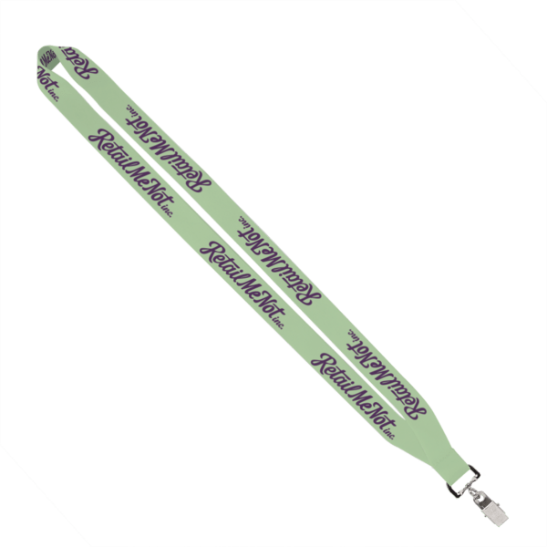 IMPORT Rush 3/4" Dye-Sublimated Lanyard Sewn Silver Metal Split-Ring 5