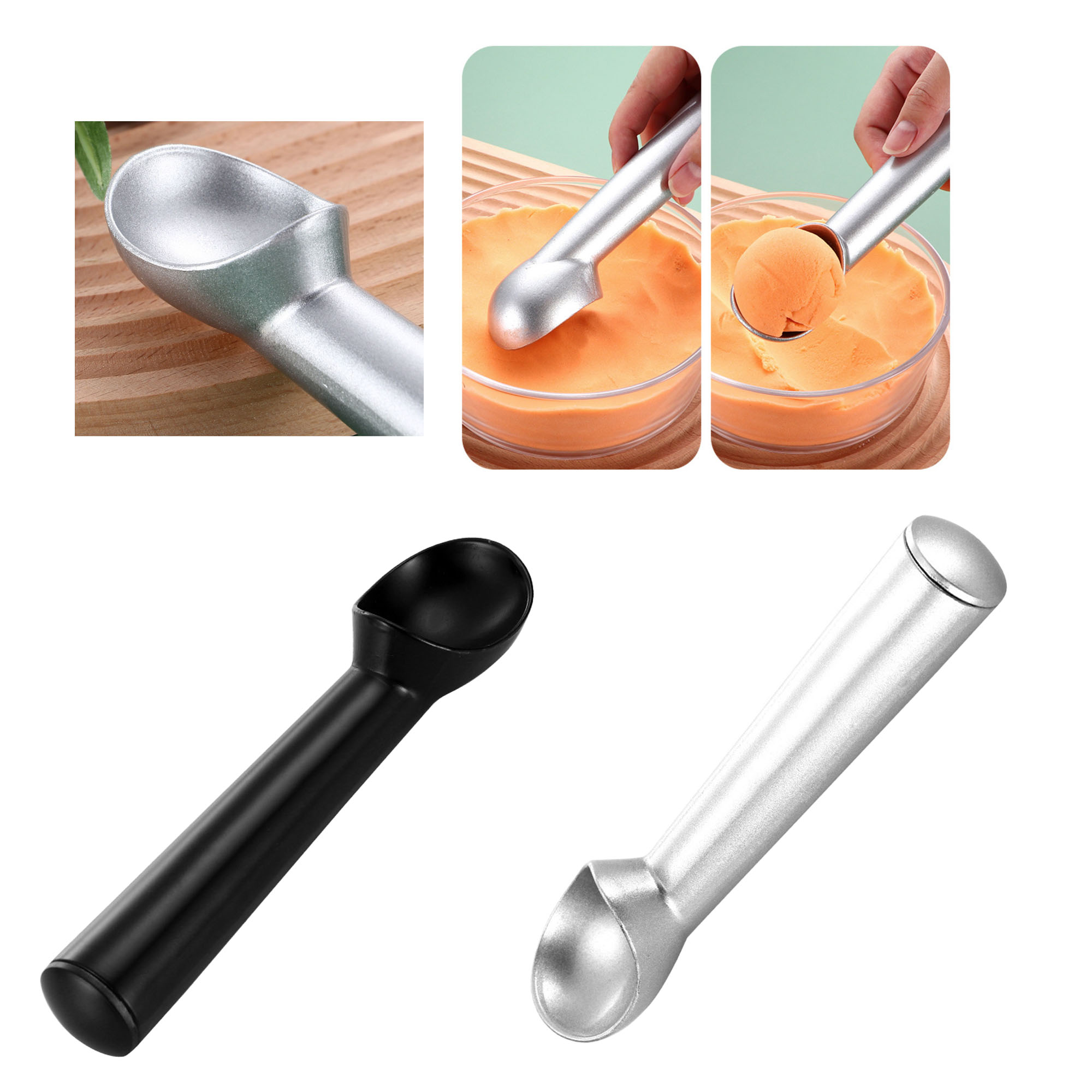 Customizable Anti-Freeze Aluminum Ice Cream Scoop 1