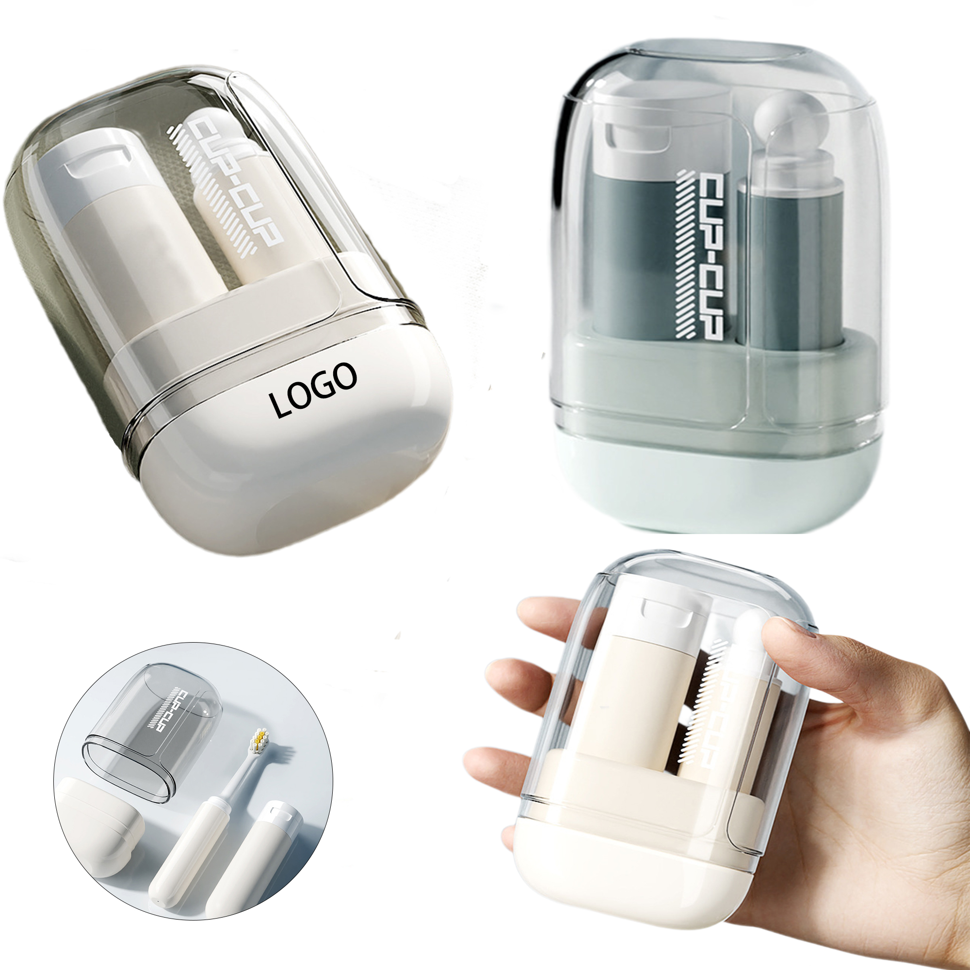 Portable Foldable Toothbrush Set MOQ 10pcs 2