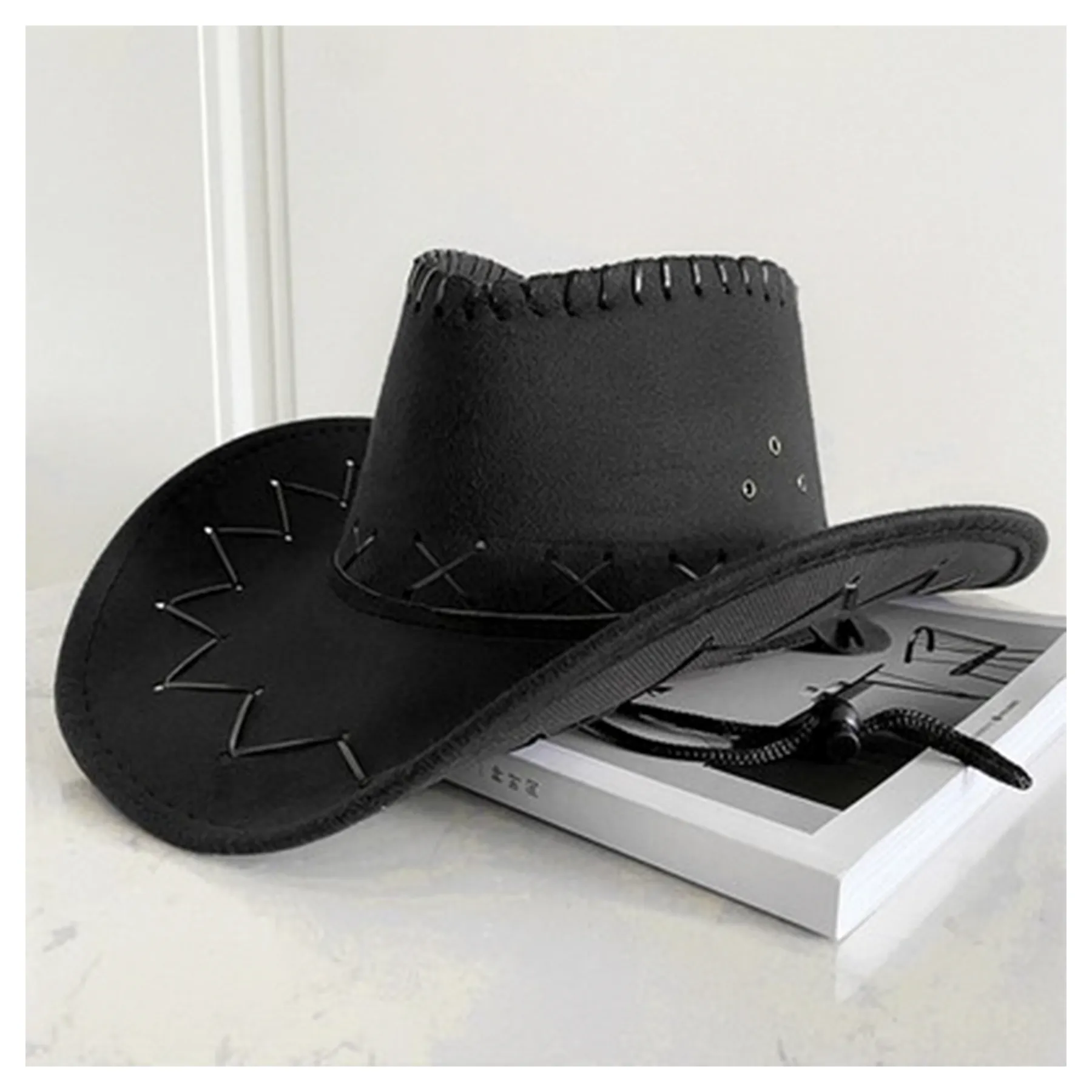 Vintage Large Eaves Western Cowboy Hat 3