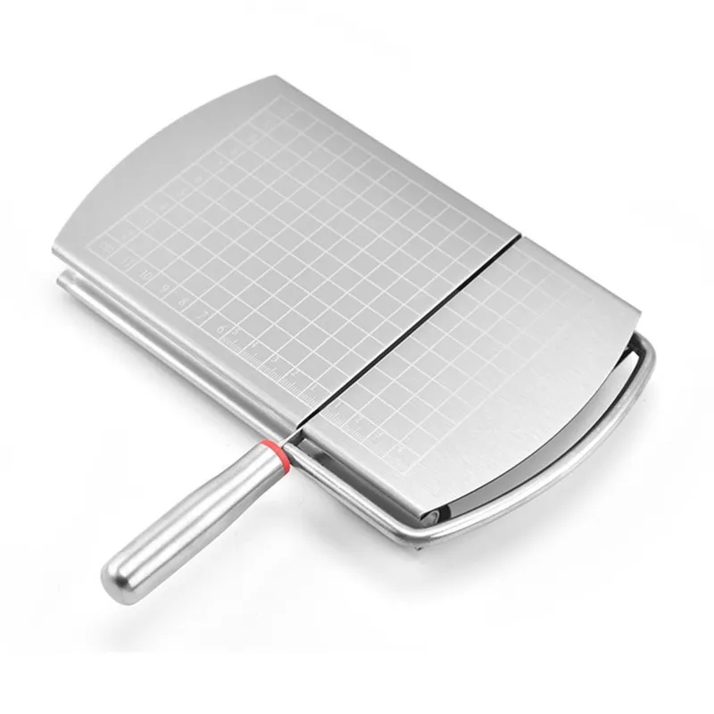 Stainless Steel Cheese Cutter Slicer Cutting Board with Wire 5