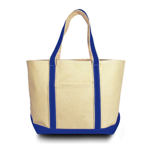 16 oz. Heavy Duty Large Cotton Canvas Tote Bag Boat Bag 8