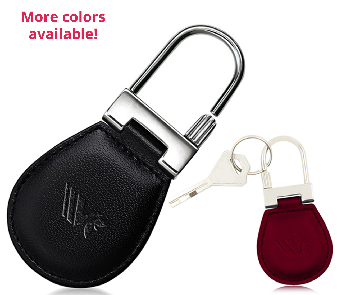 Lock Leather Keychain 3