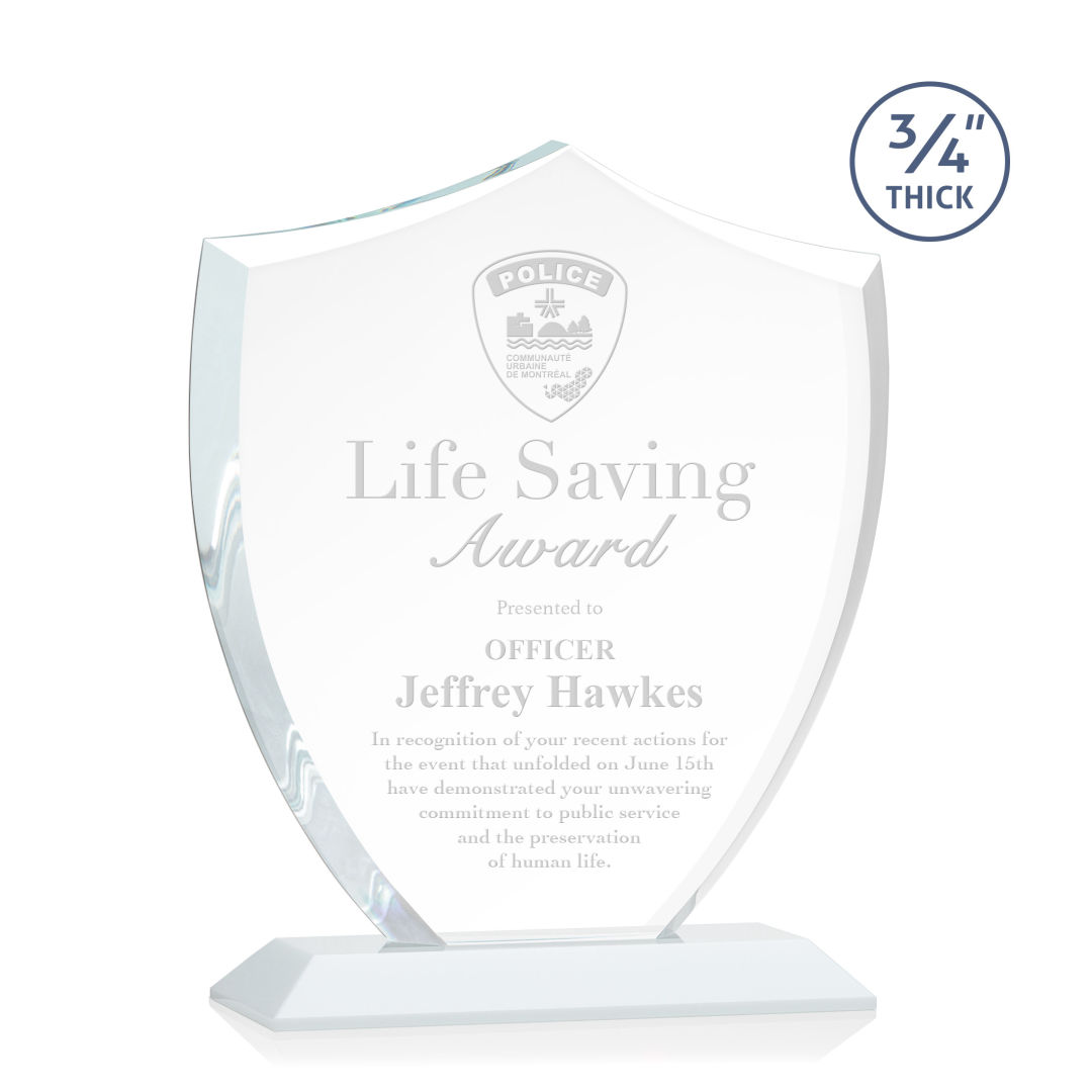 Scudo Shield Award - White 3