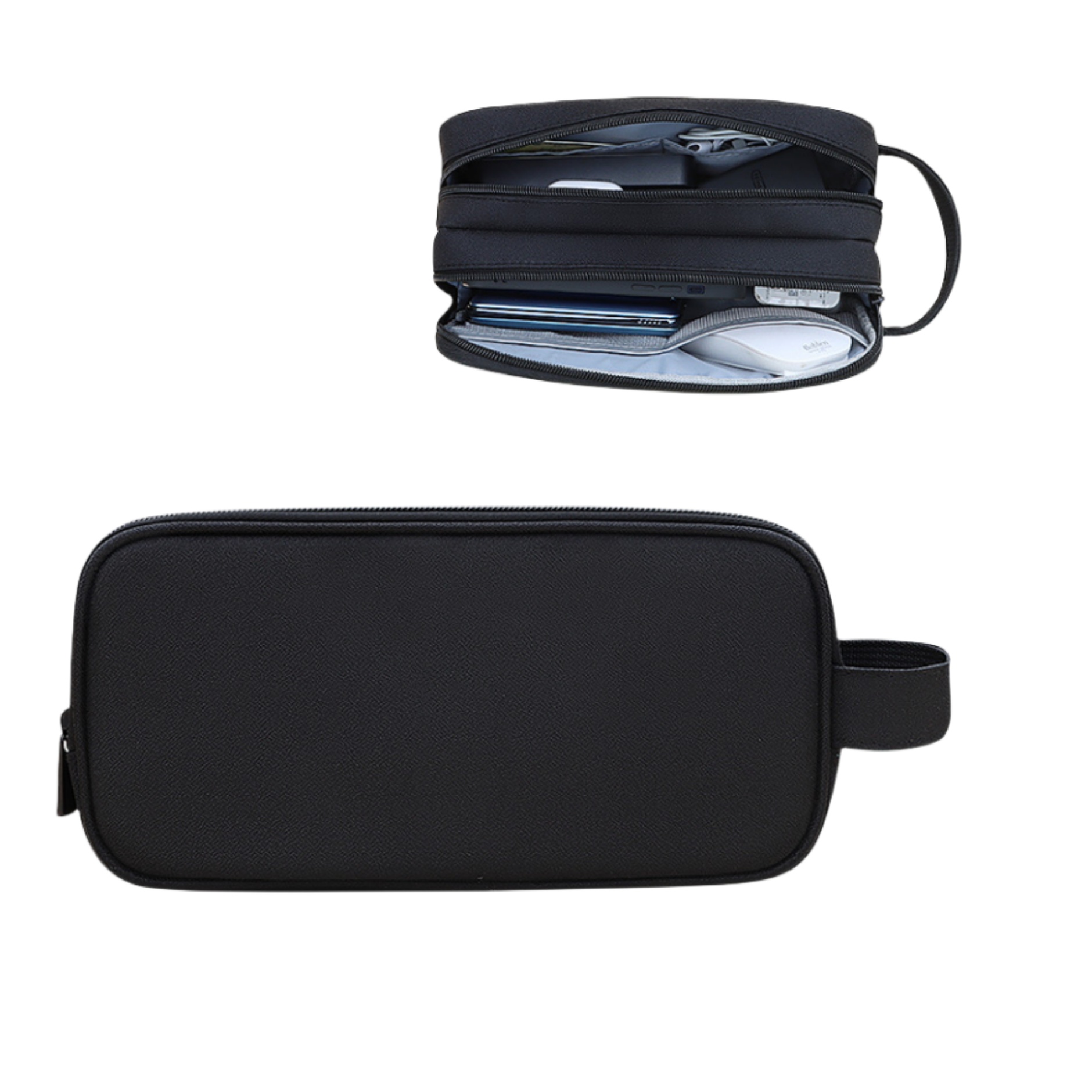 Double Layers Electronics Storage Pouch 4