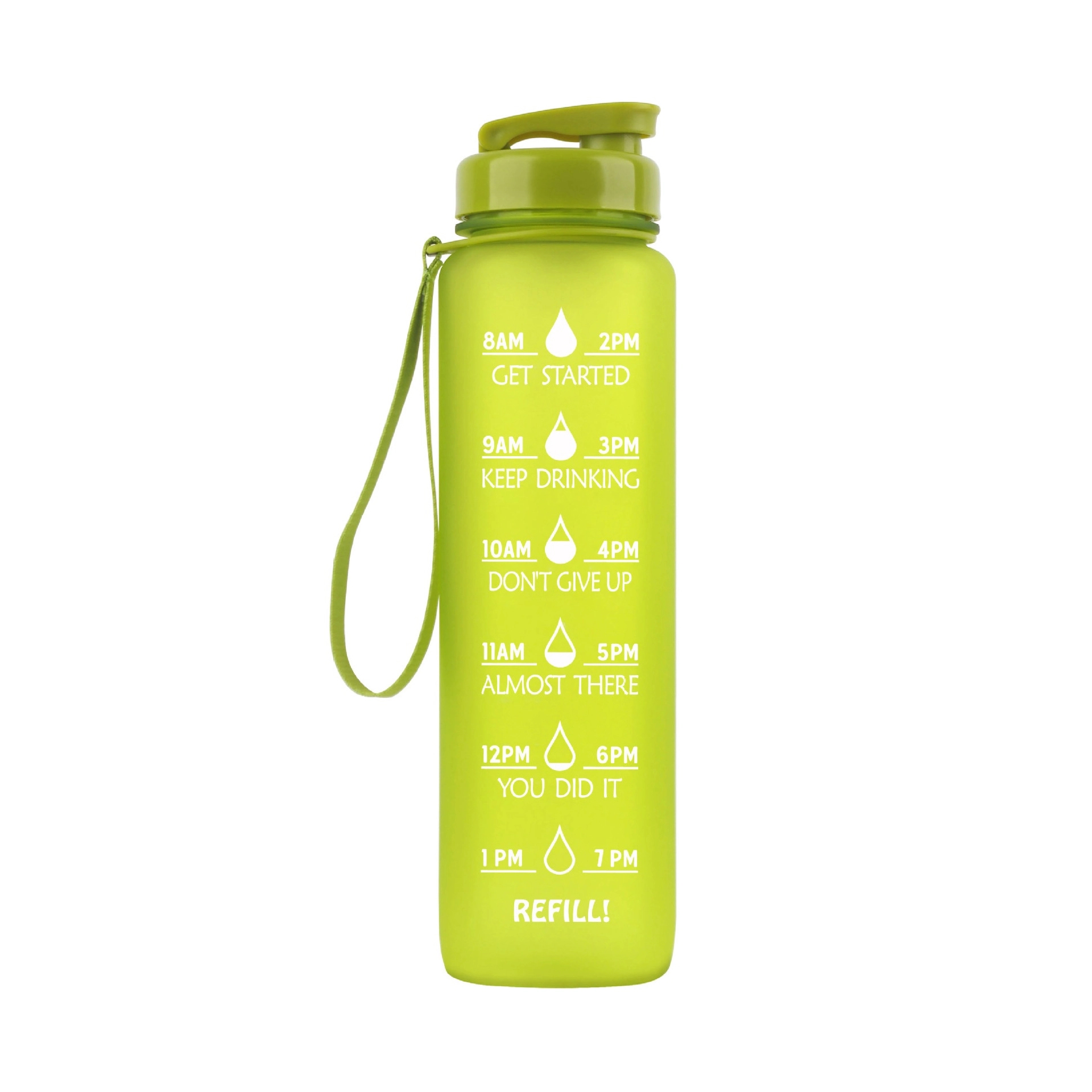 32 Oz Water Bottle with Motivational Time Reminder 8