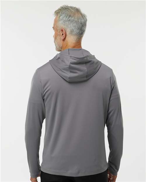 Men's Lightweight Quarter-Zip Hooded Pullover - A596, custom hoodie or sweatshirt with logo imprint 50
