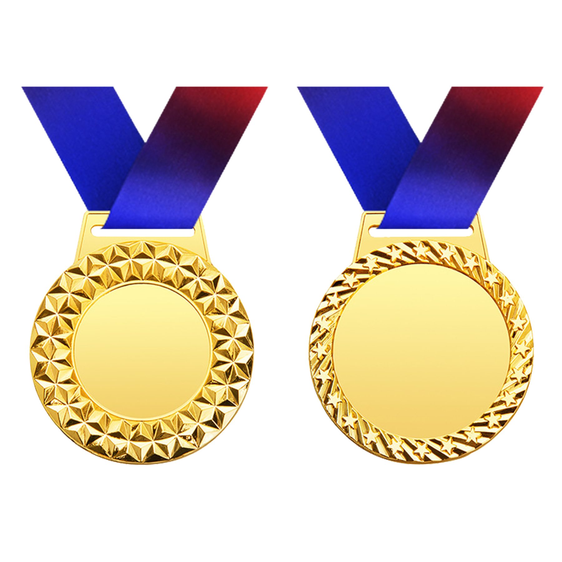 Gold Zinc Alloy Award Medals 5