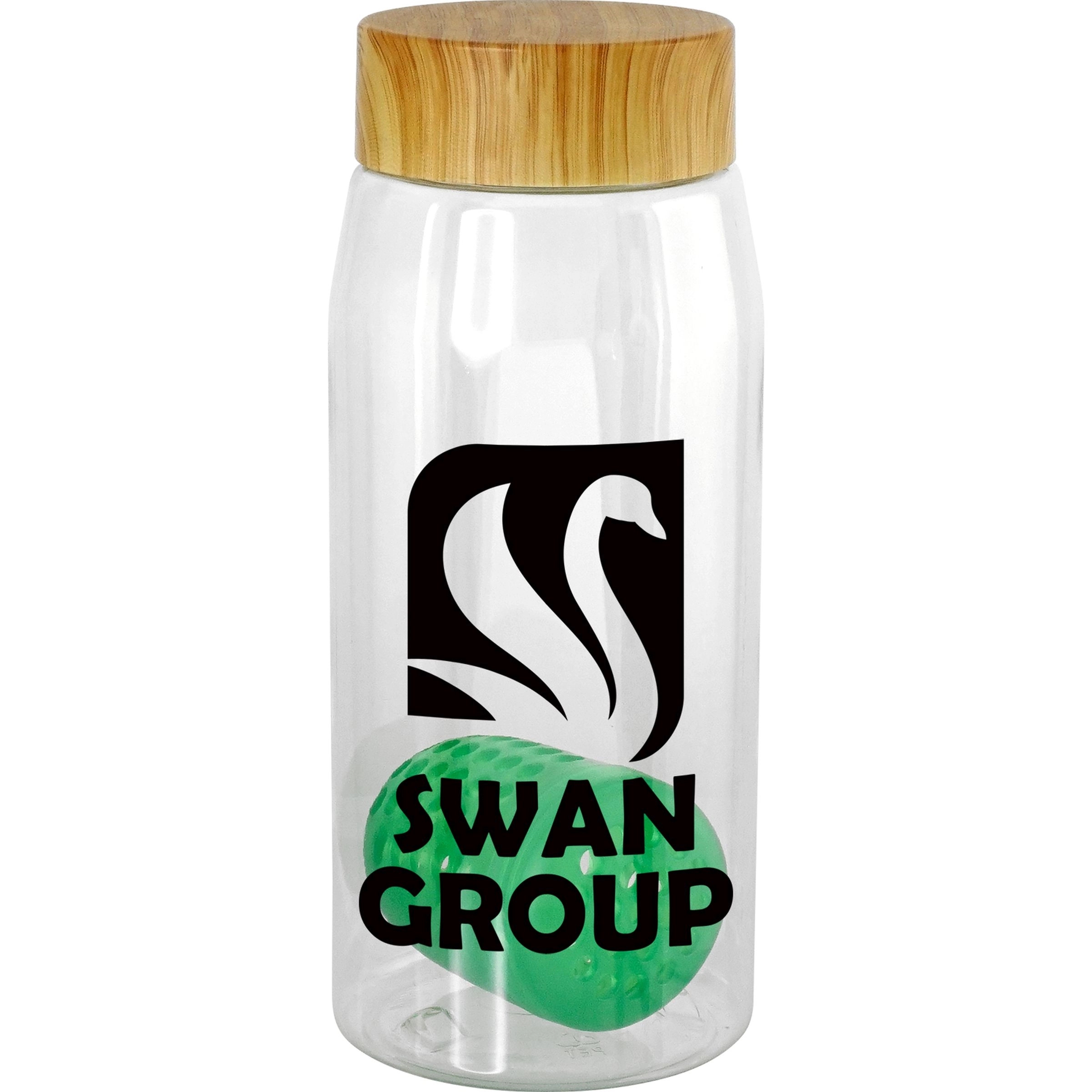 Bamboo Pattern 25 oz. Recycled Bottle with Floating Infuser 10