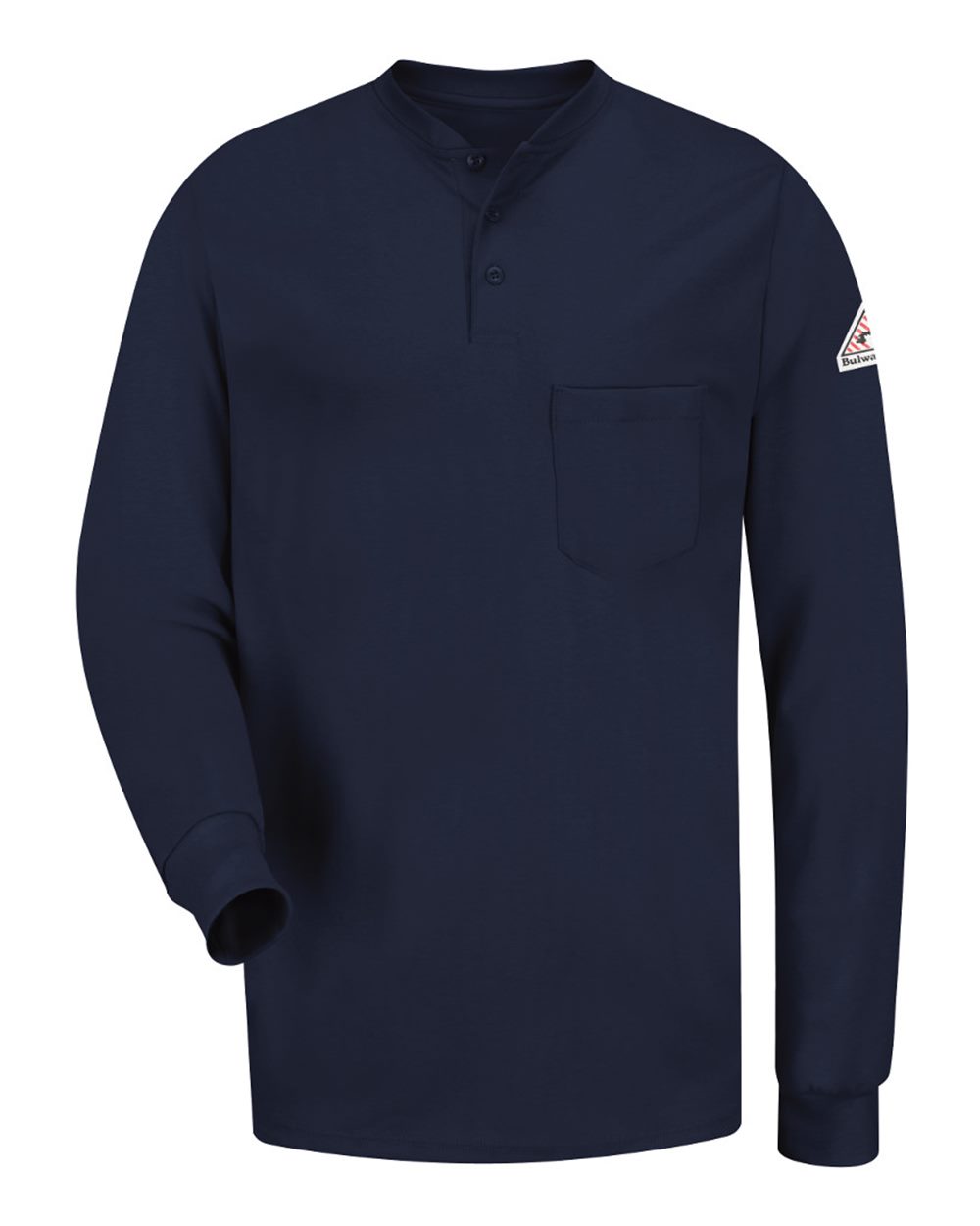 Men's Long Sleeve Tagless Henley Shirt - SEL2 7