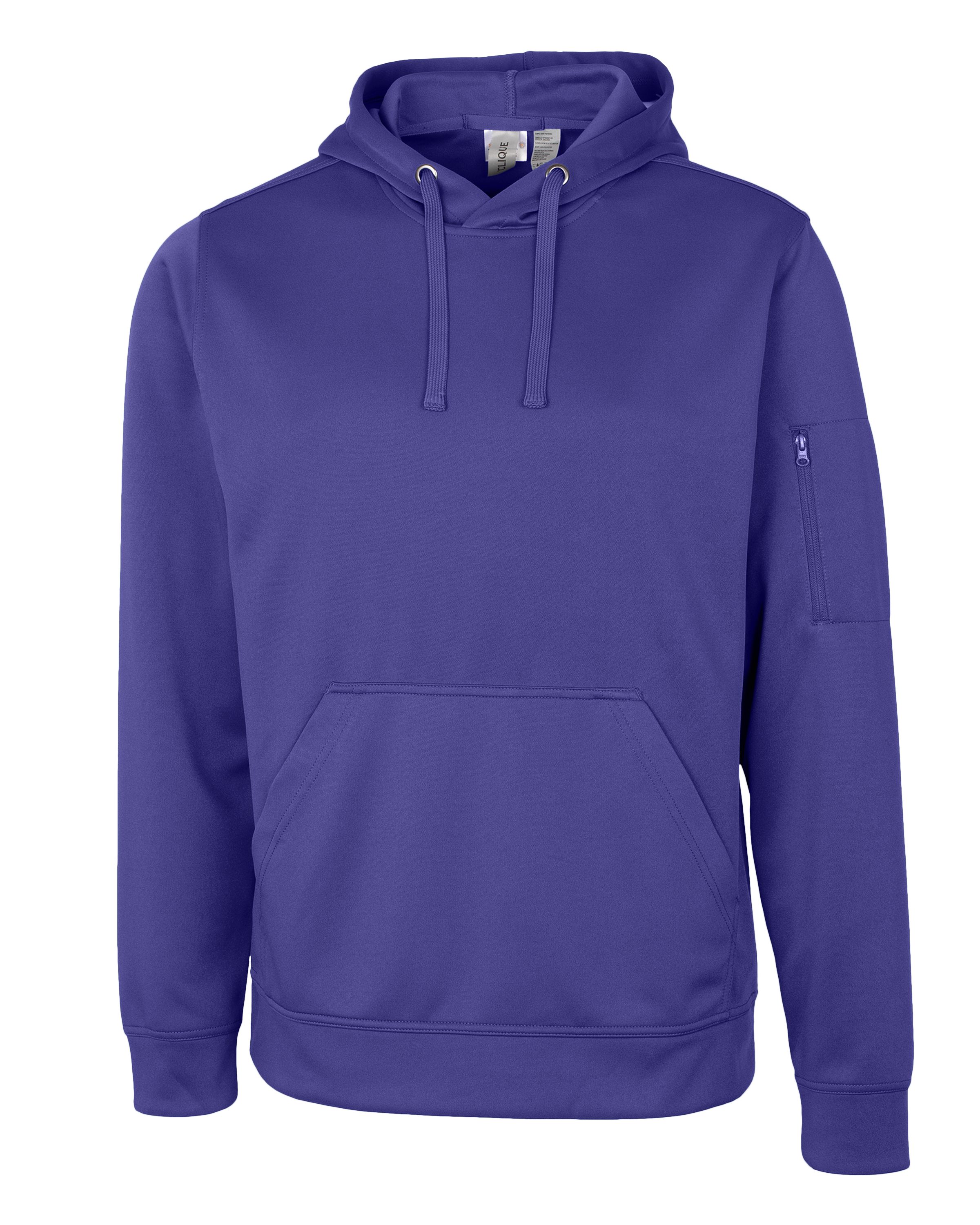 Clique Lift Solution-dyed Performance Unisex Hooded Pullover Sweatshirt 54