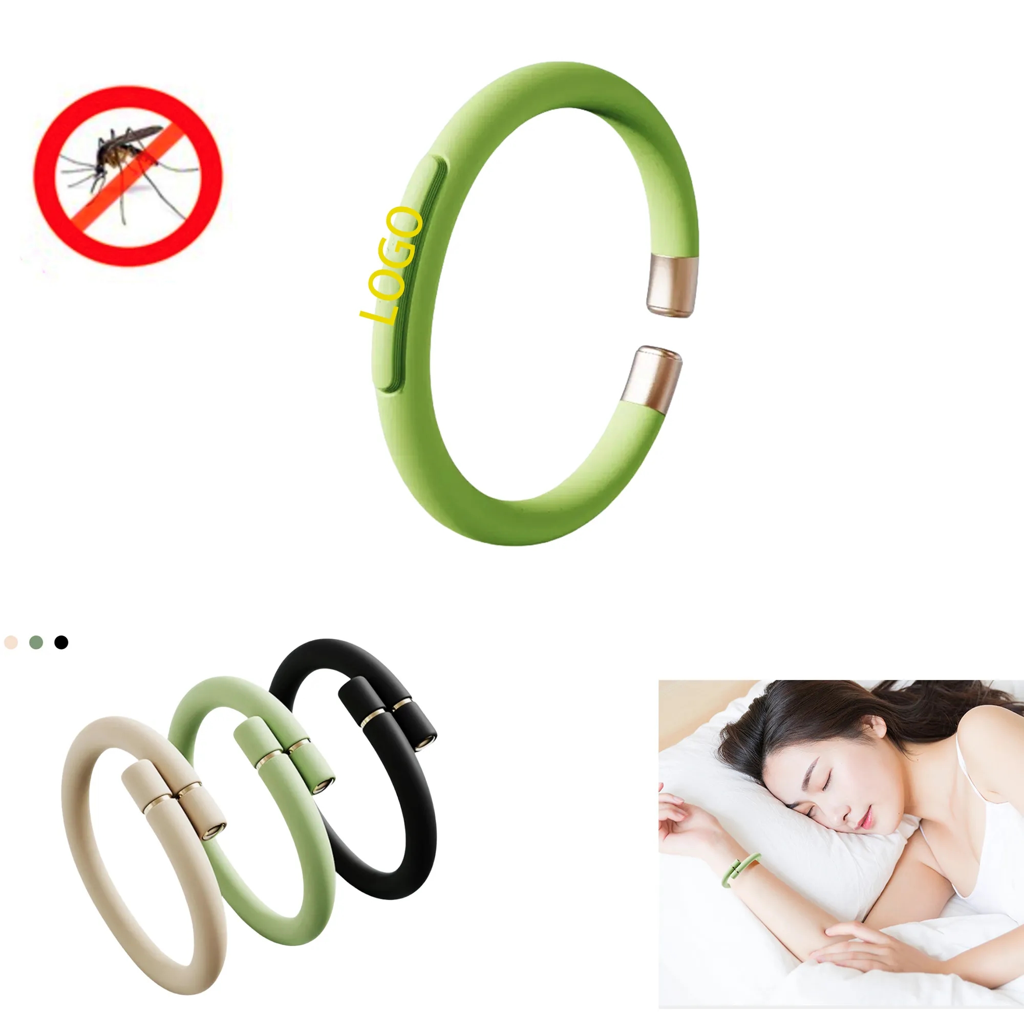 Silicone Mosquito Repellent Bracelet