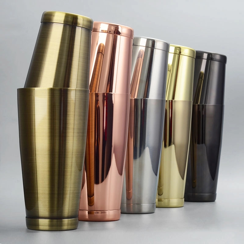 Custom Stainless Steel Cocktail Boston Shaker Set 7